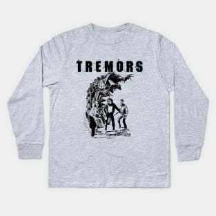 Tremors tribute Kids Long Sleeve T-Shirt